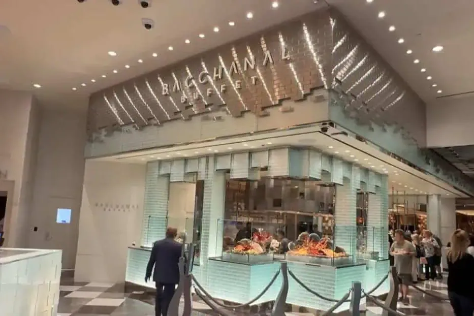Entrance to the Bacchanal Buffet at Caesars Palace