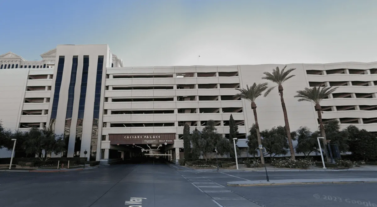 Caesars Palace parking garage